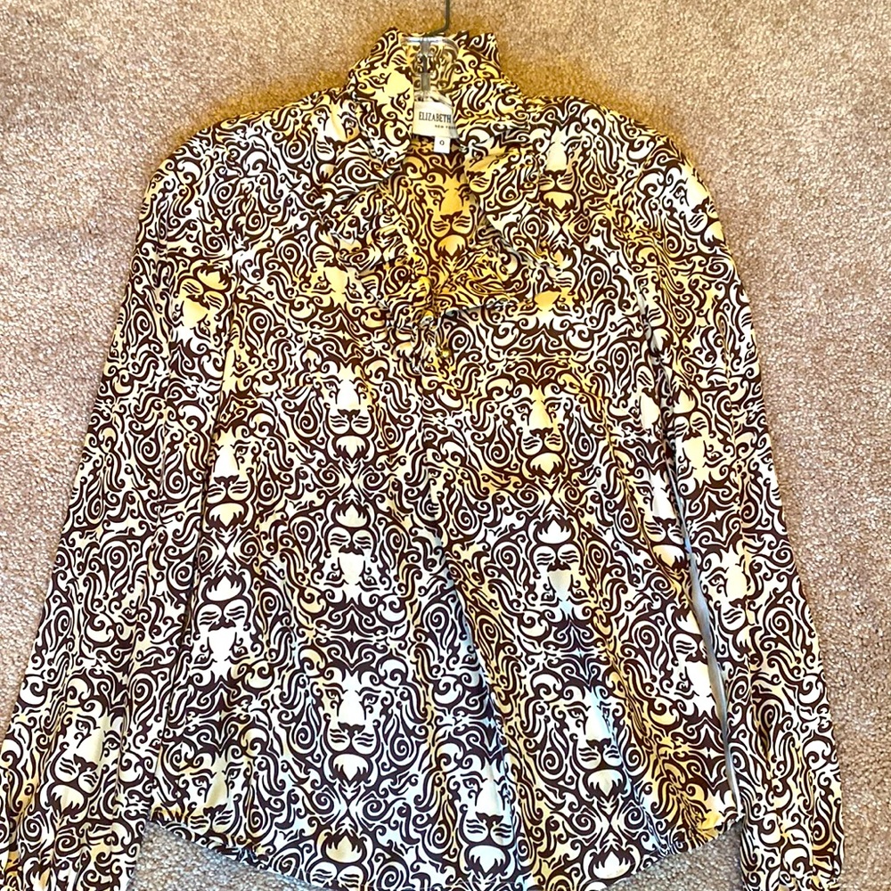 Elizabeth McKay Silk Top Size 0